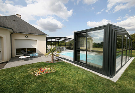 Abris haut adossé prestige Rénoval avec verre double vitrage - 49