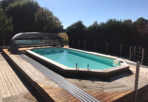 Couvrir une piscine hors sol - non rectangulaire Rénoval