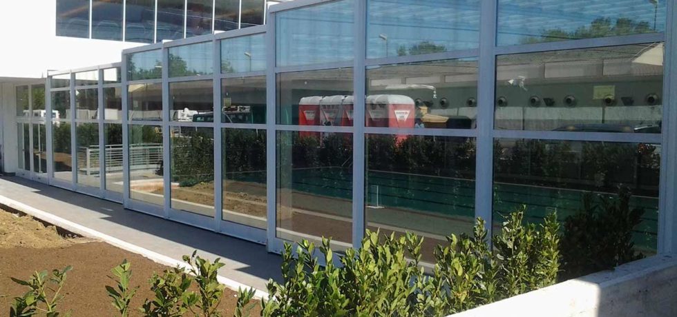 Abri de piscine professionnel RENOVAL pour piscine de centre aquatique