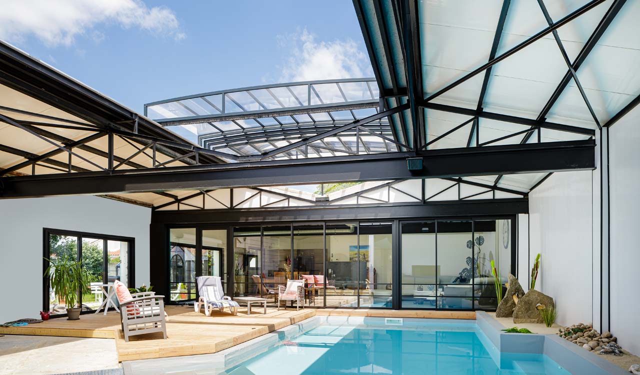 Rénoval Abri de piscine sur-mesure