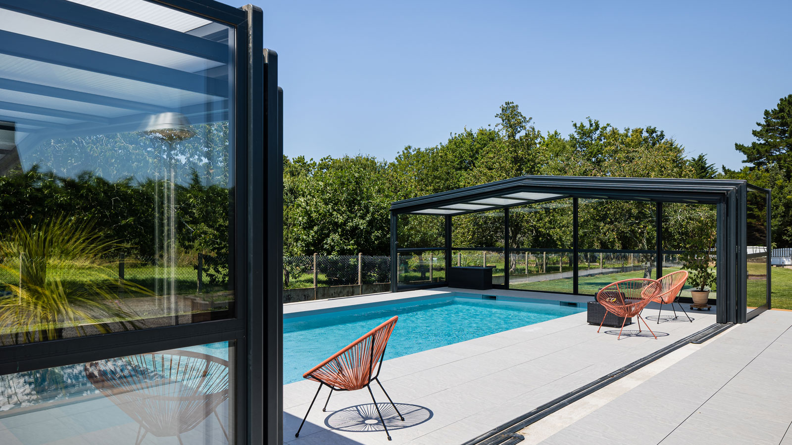 Abri de piscine haut Rénoval