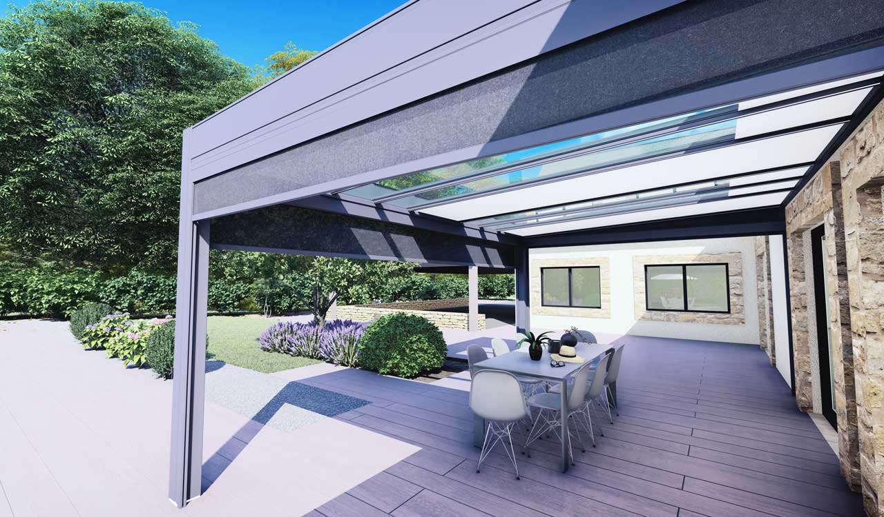 Pergola fixe : le choix des matériaux de la toiture