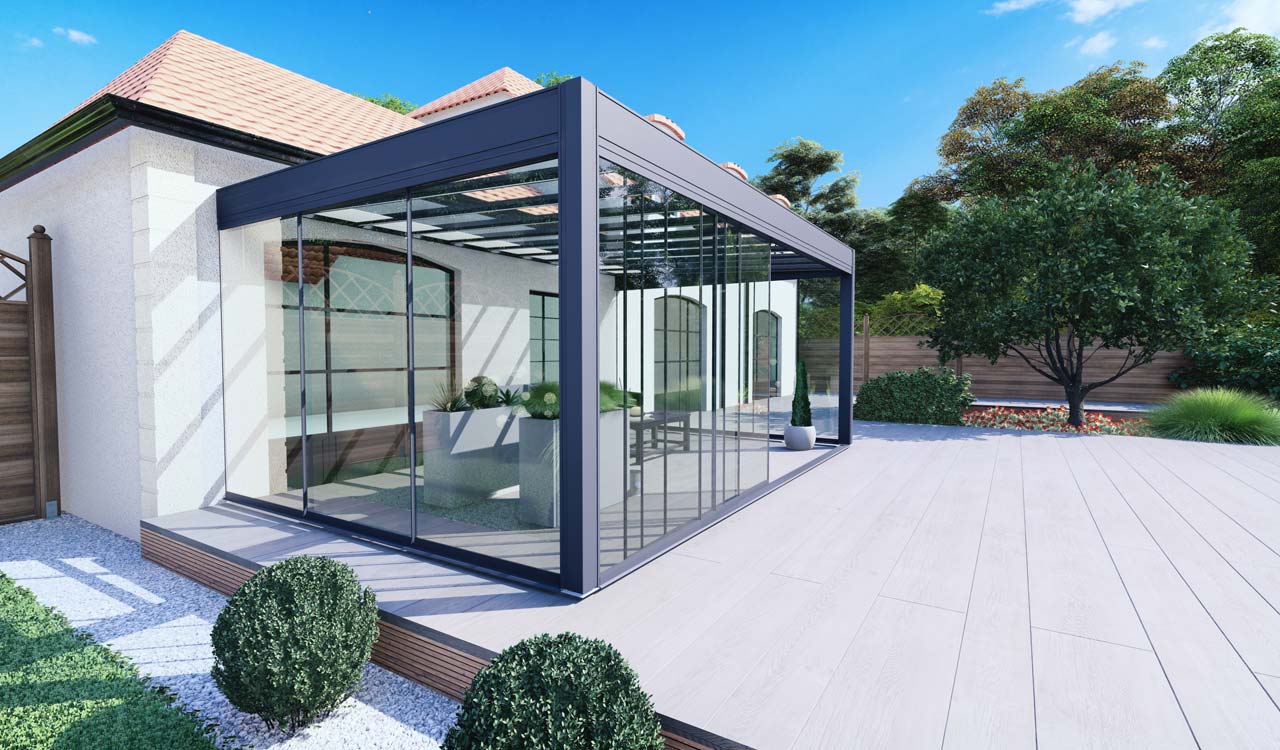 La pergola vitrée sur mesure Rénoval