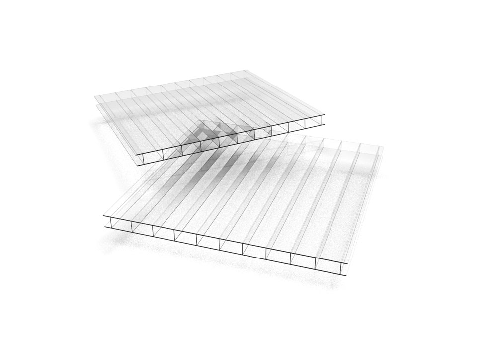 Toiture polycarbonate Poly CRYSTAL+ Rénoval