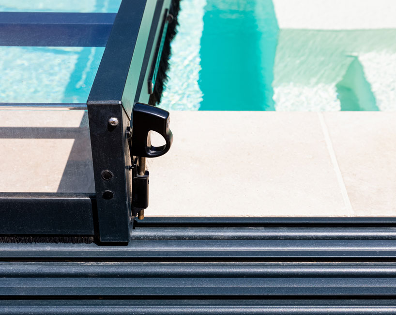 Abri piscine semi-plat Confort - piscine 3 x 6 m